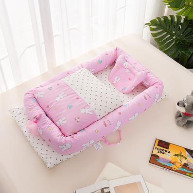 Portable Foldable Baby Crib & Mattress Set