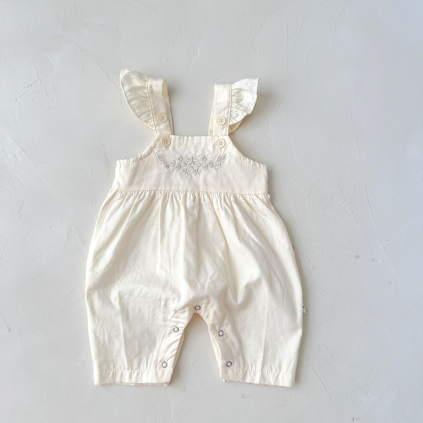 Baby Girl Cotton Suspender Romper