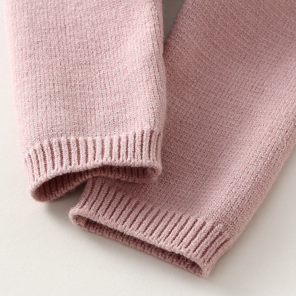 Knitted Love Baby Girl Sweater & Pants Set