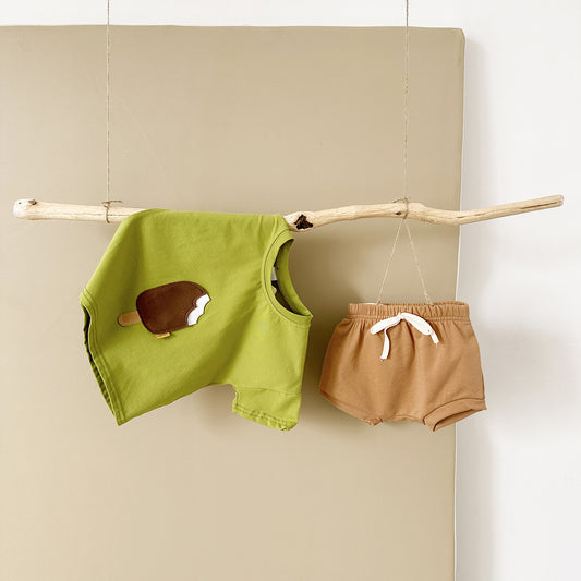 Baby & Toddler Ice Cream Patch Cotton Summer Set