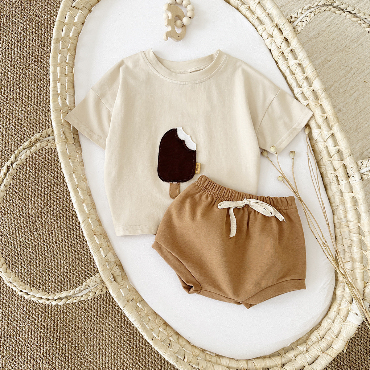 Baby & Toddler Ice Cream Patch Cotton Summer Set